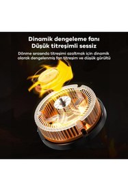Resim coofbe klipsli Manyetic Kasırga Radyatörlü Telefon Soğutma Fanı Ultra Hızlı Soğutucu Soğutma Fanı Ra 