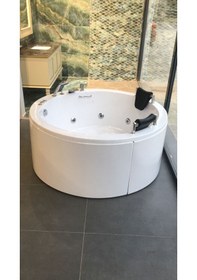Resim Alika 150x150 Çap Oval Jakuzi Küvet Sistem -2 8 +10 Jet 