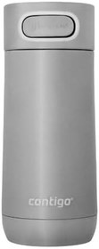 Resim Contigo Luxe Autoseal Termos Bardak 360 ml, Paslanmaz Çelik, 5 Saat Sıcak 12 Saat Soğuk, Sızdırmaz, Gri 