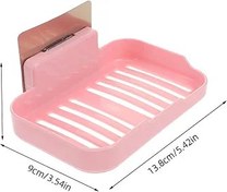 Resim MAGICLULU 2pcs Sabun Tutucu Banyo Duvarı Montajlı Duş Sabun Bulma Sünger Tutucu Rv Duş Ve Seyahat Kullanımı İçin Güçlü Yapışkan Drenaj Kılıfı 