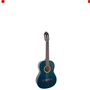 Resim markentegra Şeffaf Mavi Mat Klasik Gitar (4/4 Boyut) 