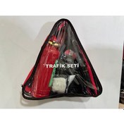 Resim Üçgen Trafik Seti Muayenede Geçerlidir 