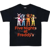 Resim TakeTshirt Five Nights At Freddys Çocuk Tişört Siyah Fnaf 