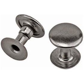 Resim 9 Mm 33,5 No Platin Renkli Perçin Rivet 30 Adet Gri 