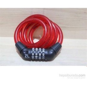 Resim Zhongli - Halat Kilit Dolamalı 4 Şifre 12x120 CM Braketli Siyah 