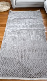 Resim Dekhera Işık Parlak Dokuma Halı 5951 Vizon - 80X150 