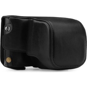 Resim Megagear Leica Q (Typ 116) Gerçek Deri Kamera Çantası 