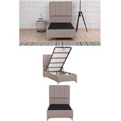 Resim Kilim Mobilya Gold Therapy Başlık ( Baza Dahil Değildir ) 120'lik Kahverengi 