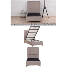 Resim Kilim Mobilya Gold Therapy Başlık ( Baza Dahil Değildir ) 120'lik Kahverengi 