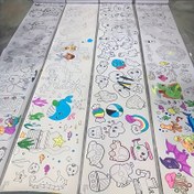 Resim 6/5/4 Graffiti Boyama Rulosu, Kendin Yap Boyama Kağıdı Rulosu, Tüm Mevsimler İçin İmagination Geliştirme Boyama Araçları, Noel Cadılar Bayramı Paskalya Hediyeleri 