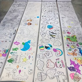 Resim 6/5/4 Graffiti Boyama Rulosu, Kendin Yap Boyama Kağıdı Rulosu, Tüm Mevsimler İçin İmagination Geliştirme Boyama Araçları, Noel Cadılar Bayramı Paskalya Hediyeleri 