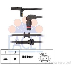 Resim Facet 21.0187 Abs Sensoru On C-class W204 07 14 S204 07 14 