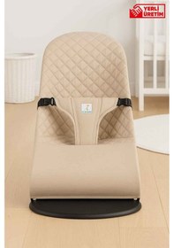 Resim Softino Ana Kucağı Katlanabilir Ve Kolay Taşınabilir 0-2 Yaş 3 Pozisyonlu Sallanabilir Tasarım Bej 