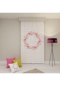 Resim PAREDORA Pembe Çelenk Tek Kanat Fon Perde 