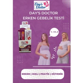 Resim Day's Doctor Gebelik-Hamilelik Testi | Erken | Hızlı | Pratik | Hijyenik | %99,8 | 1 Adet 