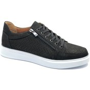 Resim Dropland 8714 Hakiki Deri Erkek Casual Ayakkabı Siyah 