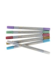 Resim Zig Davetiye Kalemi Metalik Renkler - 6Lı Set Ms-8000/6V 
