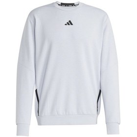 Resim Halsıl Adidas Erkek Günlük Kapşonlu Eşofman Üstü D4t Crew Sweats Jp0927 Gri 