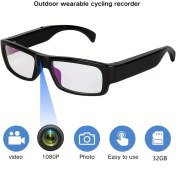 Resim Willowhaven 1 Adet Akıllı 1080p Sesli Güneş Gözlüğü Giyilebilir Kamera 32gb Hafıza Kartlı Spor Kayıt Cihazı 