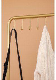 Resim Aynalı Askılık Portmanto Ayakkabılık Kapı Girişi Vestiyer Ayakkabılık Puf Bench Gold 