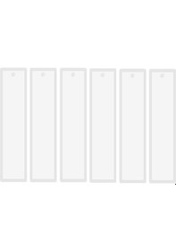 Resim Adet 5.7 İnç Dikdörtgen Silikon Ayraç Kalıbı El Sanatları Şeffaf Kalıp 