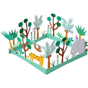 Resim Meri Meri - Have A Wild Birthday Card - Vahşi Doğa Doğum Günü Kartı - 3d 