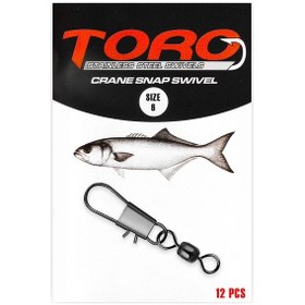 Resim Kampçılık Protackle Crane Klipsli Fırdöndü 12'li No: 6 Sw145 