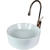 Resim Lena W-299 Ren Beyaz Elıps Çanak Lavabo 