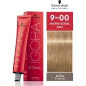 Resim Igora Royal Saç Boyası 60ml - 9.00 Ekstra Doğal Sarı 