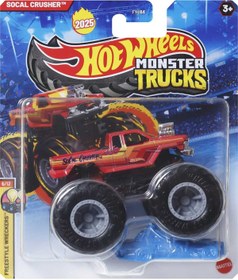 Resim HOT WHEELS Monster Trucks Canavar Kamyon Arabalar - Socal Crusher 