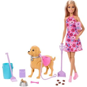 Resim Barbie ve Köpekçiğin Yürüyüş Zamanı Oyun Seti JJB46 