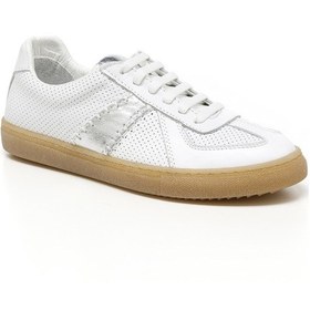 Resim Sneaker Günlük Kadın Mar-25y-192-5100 John May Beyaz-gümüş Beyaz 