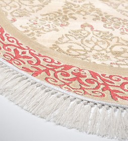 Resim Alanur Home Eko Trend Djt Yıkanabilir Kaymaz Taban Oval 3 Lü Yatak Odası Takımı 1376 Klasik Koyu Pembe 