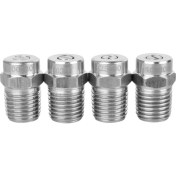 Resim RelicRealm Evrensel Basınçlı Yıkayıcı Yüzey Temizleyici Nozul, Yedek Iplik Tipi Püskürtme Nozuluna Su Süpürgesine Alt Takım Temizleyici, 4000PSI, 1/4inch Erkek Npt, 4 Paket, 0,15,25,40 (Yurt Dışından) 