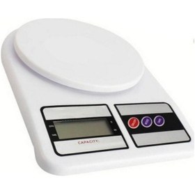 Resim Beyaz Elektronik Dijital Mutfak Terazisi-tartısı 10 Kg Beyaz 