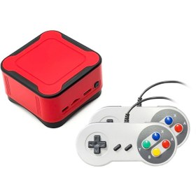 Resim M12 Mini Cube Arcade Oyun Konsolu HD TV Oyun Denetleyiciler Beyaz 128GB 