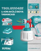 Resim Total TSGLI20042E Li-Ion Akülü Boya Tabancası 