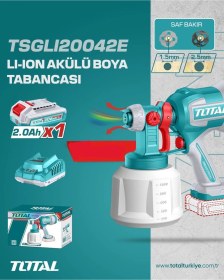 Resim Total TSGLI20042E Li-Ion Akülü Boya Tabancası 