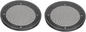 Resim PartyKindom 4adet Dayanıklı Hoparlör Koruyucu Kafesi Subwoofer Ve Hoparlörler Için Kapak Şık Tasarım Ile Araba İçin Uygun Çözümleri 