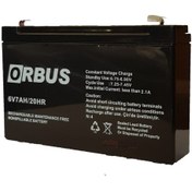 Resim Orbus 6 Volt 7 Amper Bakımsız Kuru Akü 6v 7ah N11.11904 