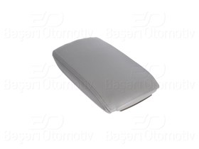 Resim Audi A6 C6 (4F2, 4F5) 2005-2011 Kol Dayama Kapağı Deri Gri 