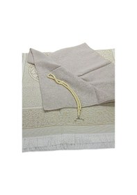 Resim Bohçaya Ve Mevlide Uygun Başörtülü Seccade Seti - Tesbihli - Krem 