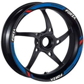 Resim Honda M Power Mavi Forza Uyumlu 1 Set Jant Şeridi 