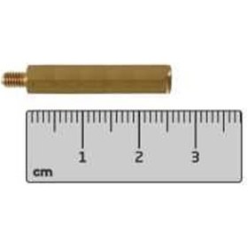 Resim 25 Mm M3 Metal Dişi-Erkek Aralayıcı Distans Yükseltici (Standoff) 