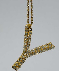 Resim TASARIM ARABAM ATİKE ELİF AKIN Gold 7 Cm ''y'' Harf Dikiz Süsü 