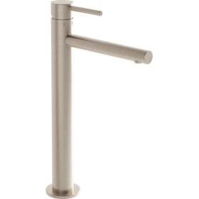 Resim VitrA Origin A4255834 Çanak Large Lavabo Bataryası, Fırçalı Nikel 