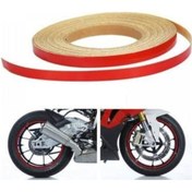 Resim Motorsiklet Jant Şeridi Kırmızı 