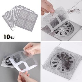 Resim 10'lu Banyo Ve Mıutfak Lavabo Koku Önleyici Ve Haşere Böcek Önleyici Gider Filtresi 