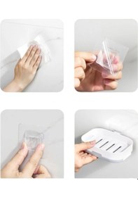 Resim Çift Katlı Drenajlı Sabunluk Renkli 