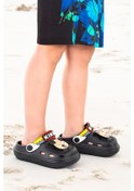 Resim Kiko Kids Twg 755-1 Plaj Havuz Eva Kız Çocuk Terlik Siyah 